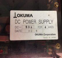 OKUMA DC Power Supply, #DC-S3A, 4Axis